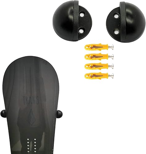 Pmsanzay Estante de metal para colgar snowboard, estante de pared para snowboard, estante de montaje en pared de snowboard, te permite ajustar el