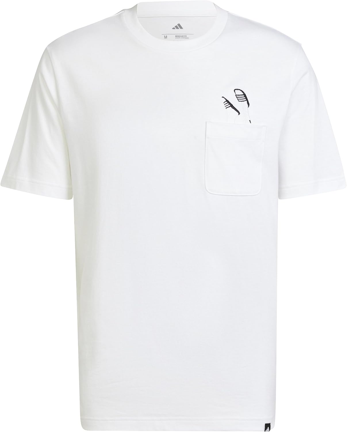 Adidas Mens Lounge Slides Pocket T-Shirt