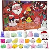 ATDAWN Christmas Countdown Advent Calendar 2022 with 24 Squishy Toys