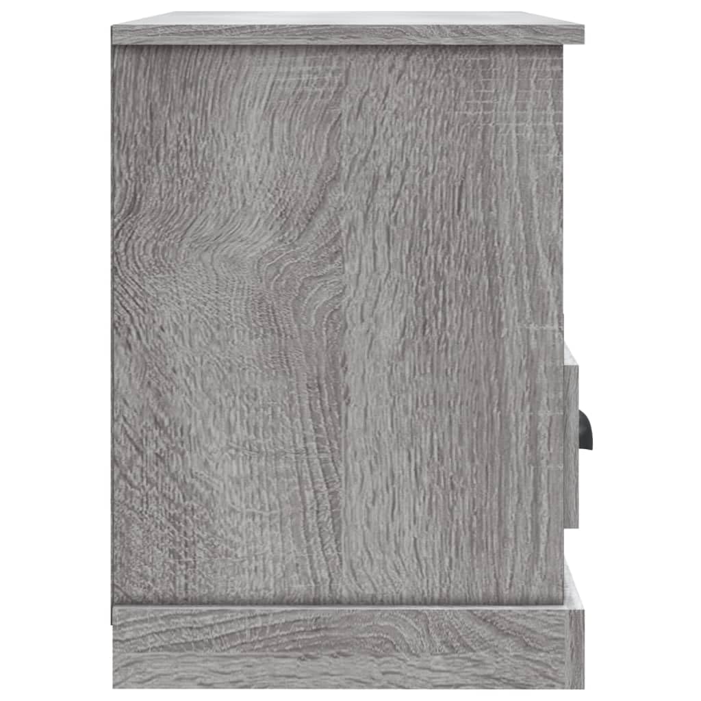 vidaXL Meuble TV Sonoma Gris 80x35x50 cm Bois d'ingénierie
