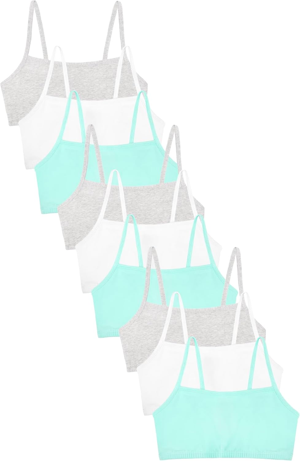 Fruit of The Loom Womens Spaghetti Strap Cotton Sports Bra - All-Day Comfort