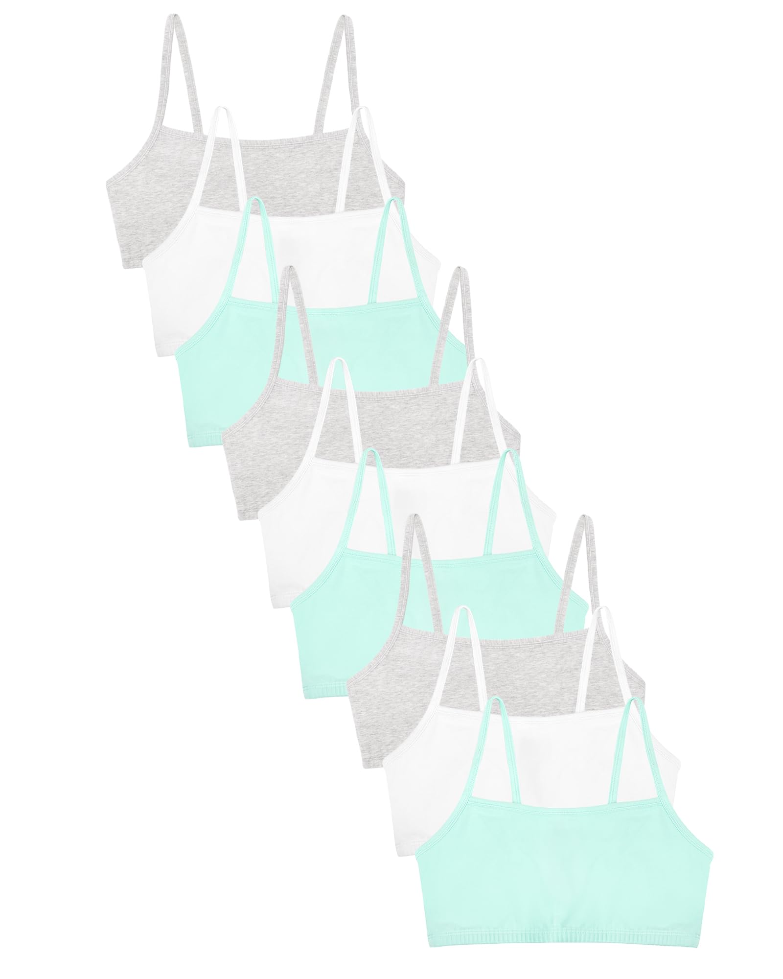 Fruit of The Loom Womens Spaghetti Strap Cotton Sports Bra - All-Day Comfort