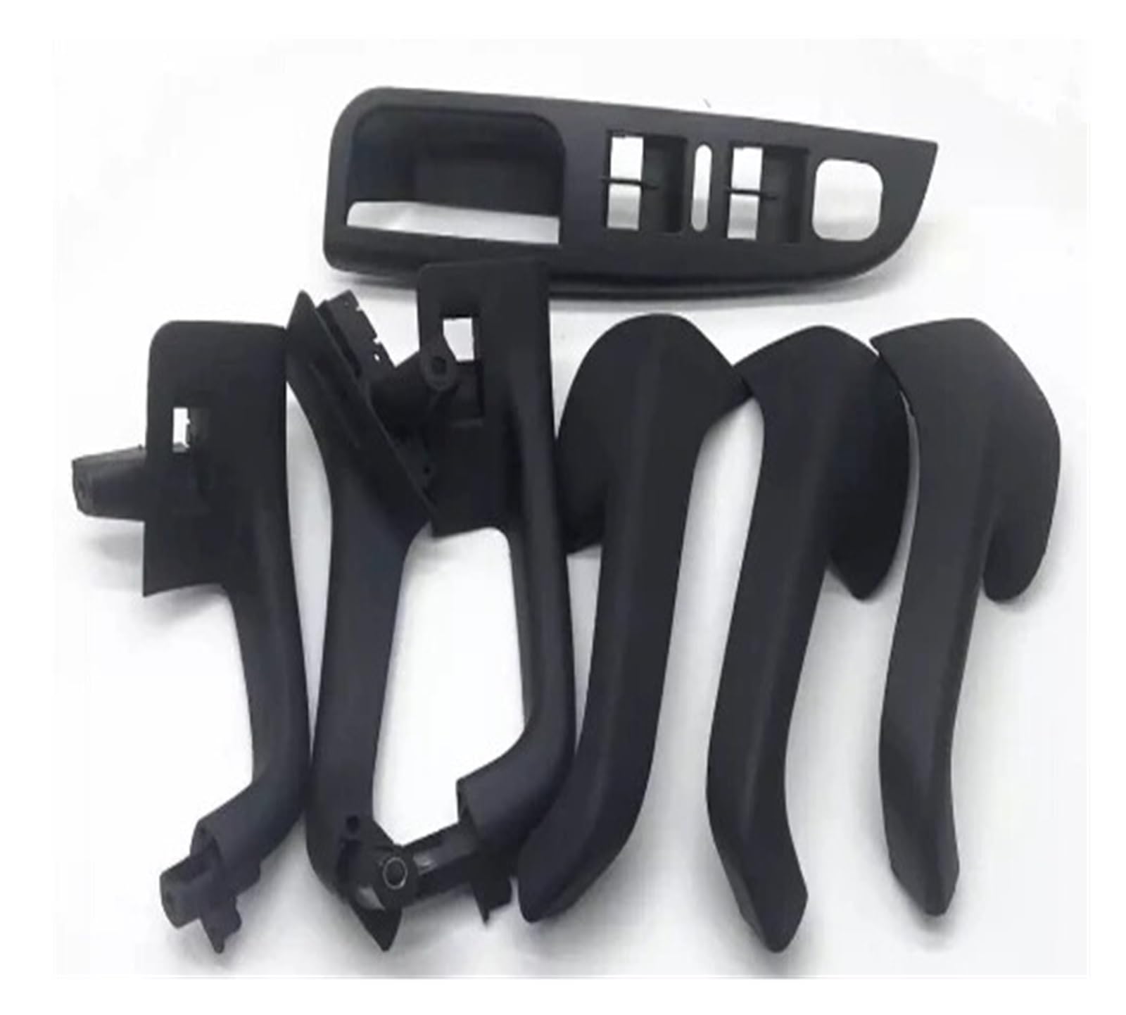Gbgwrmryx One Color Auto Interior Door Handle For Golf 5 For Gti For Jetta Mk5 Car Black Interior Door Handle Replacement(7Pcs)