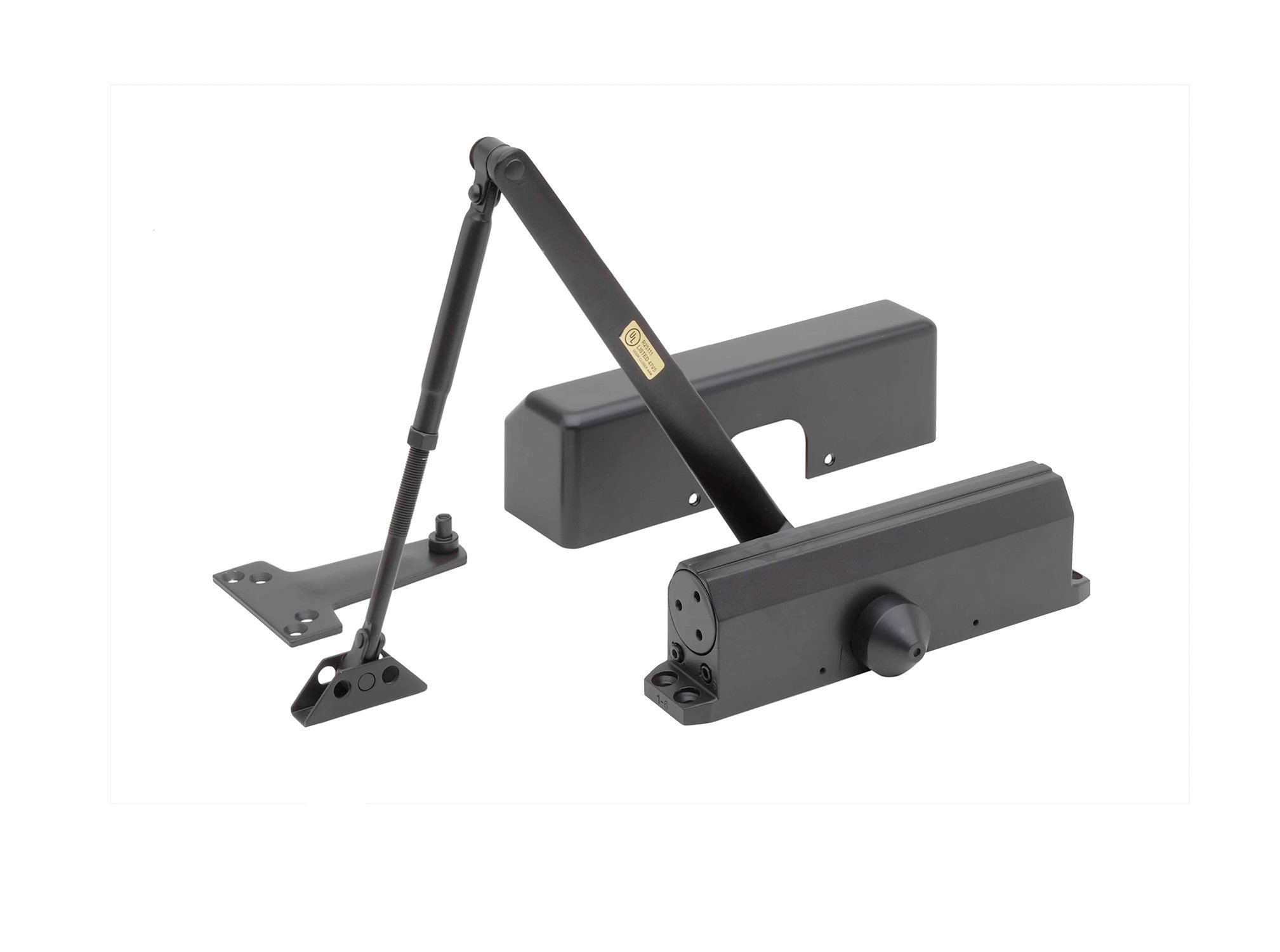 Cierrapuertas de aluminio grado 1 Cobre Creek cl8400bf para superficie