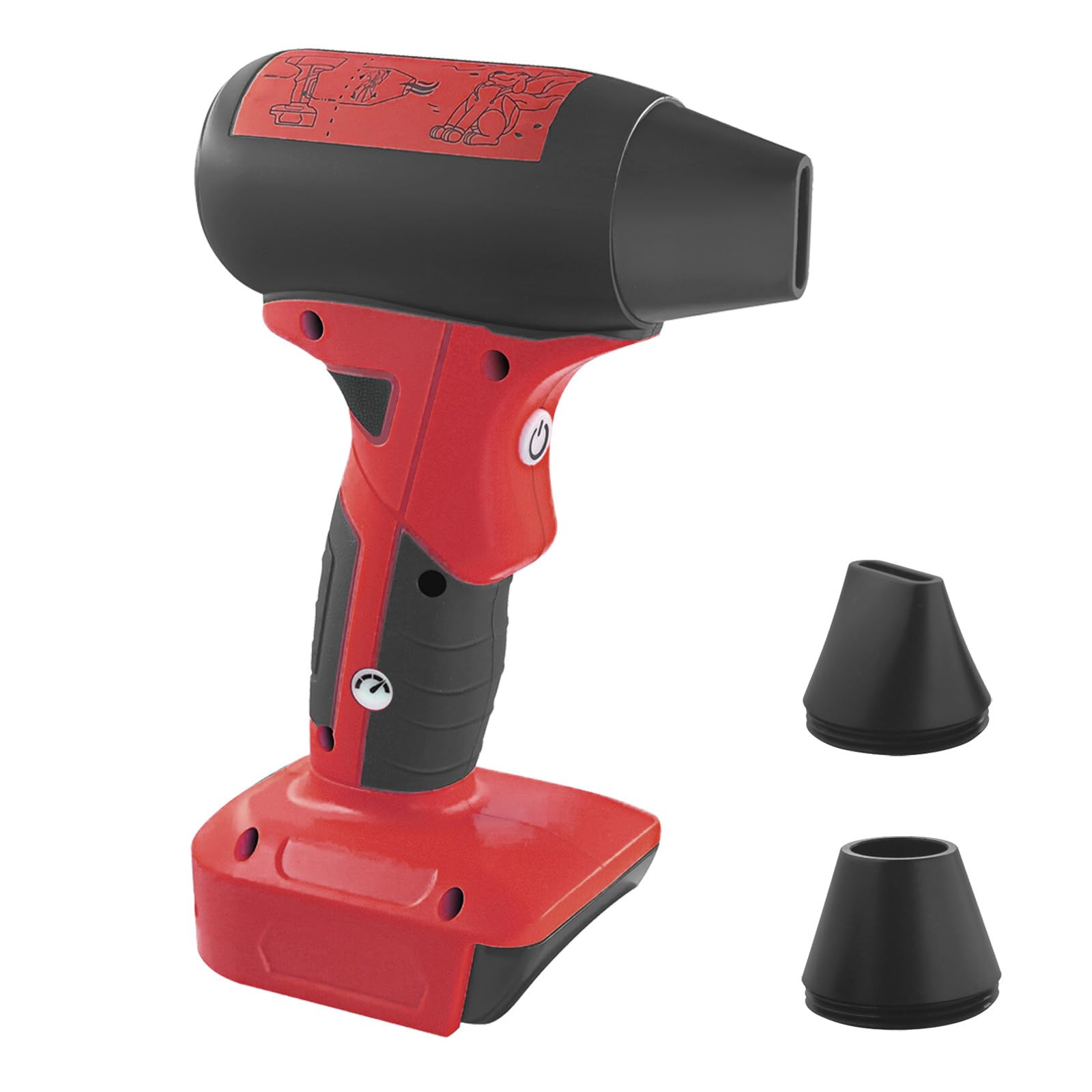 Ventilateur portable pour nettoyer les feuilles du jardin et terrasses en automne