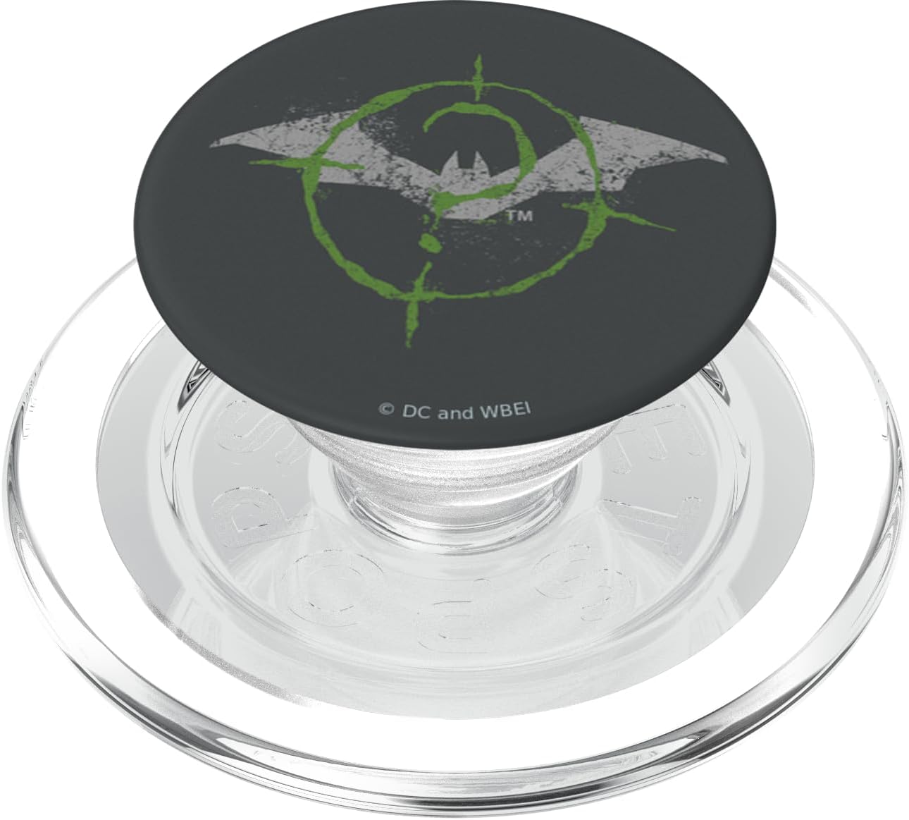 The Batman Scribbles Bat Logo PopSockets MagSafe PopGrip for iPhone