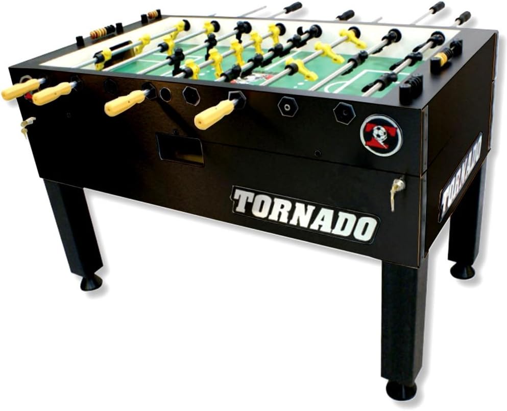 Tornado Tournament 3000 Foosball Table - Made in The USA - Commercial Quality for The Home - Incredible Table Soccer Game