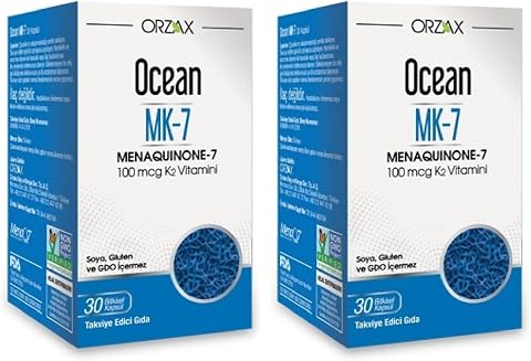Orzax Ocean Vitamin K2 (Mk-7) 30 Hard Kapsül (2 paketi)