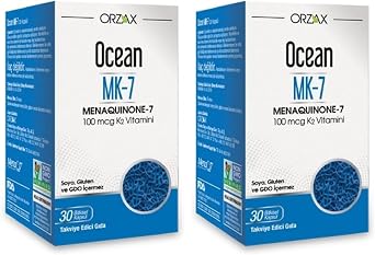 Orzax Ocean Vitamin K2 (Mk-7) 30 Hard Kapsül (2 paketi)