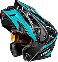 Vista 38 de Castle X CX950 V2 - Casco eléctrico modular para nieve (negro mate, grande)