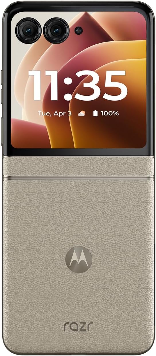 Motorola razr | 2024 | Unlocked | Made for US 8/256GB | 50MP Camera | Beach Sand