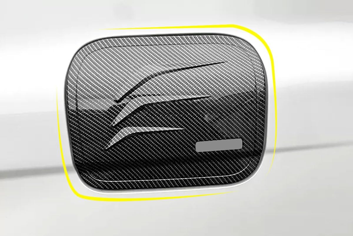 Car Accessories Compatible With Toyota New Camry 2025 2026 Exterior Fuel Tank Cover Protection Oil Cap Gas Cover Trim ABS 1PC(Carbon Fiber Style)