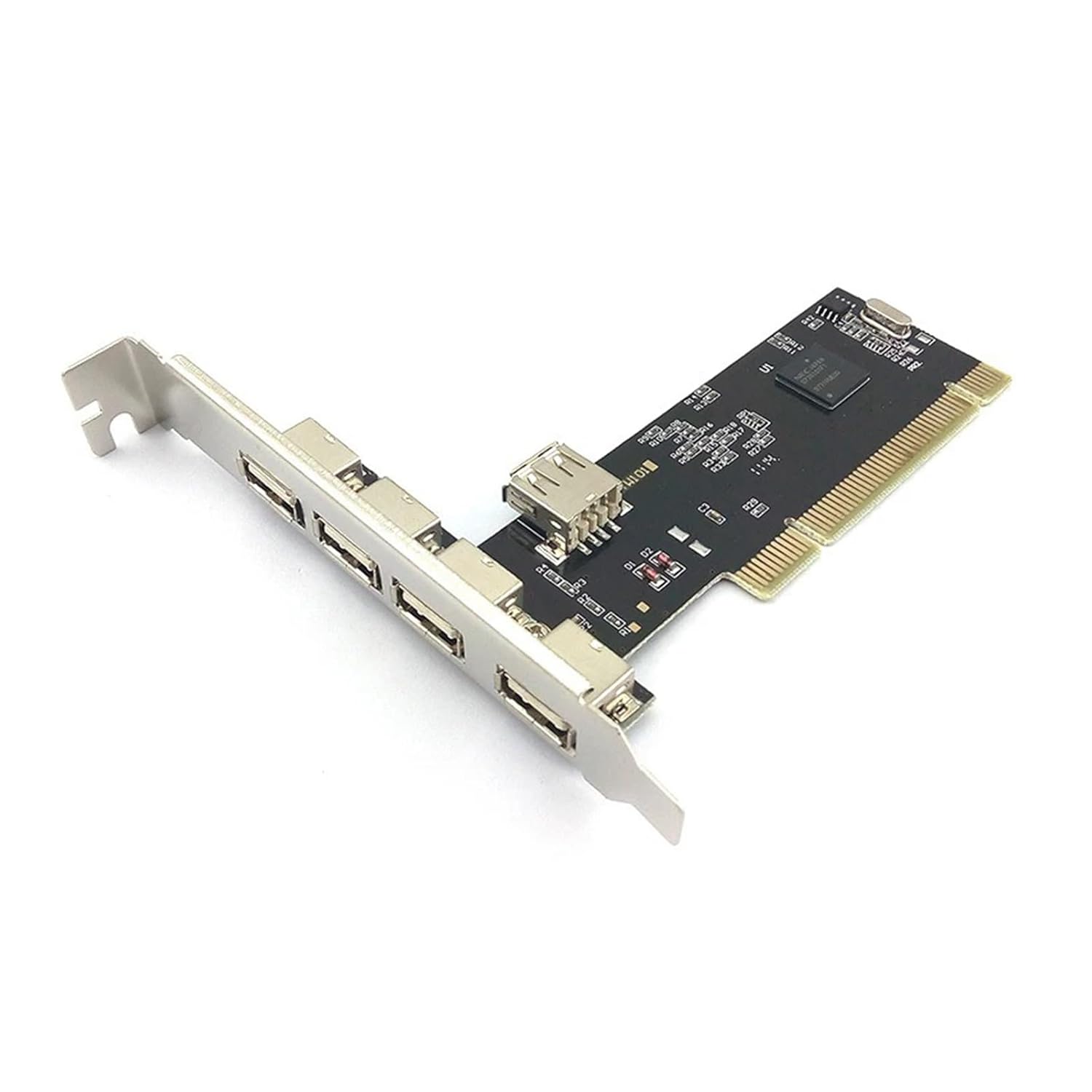 PCI to USB Extend Card 5 Ports USB 2.0 USB3.0 to PCI 32Bit Converter Adapter with NEC Chip for Desktop PC Computer(A Style)