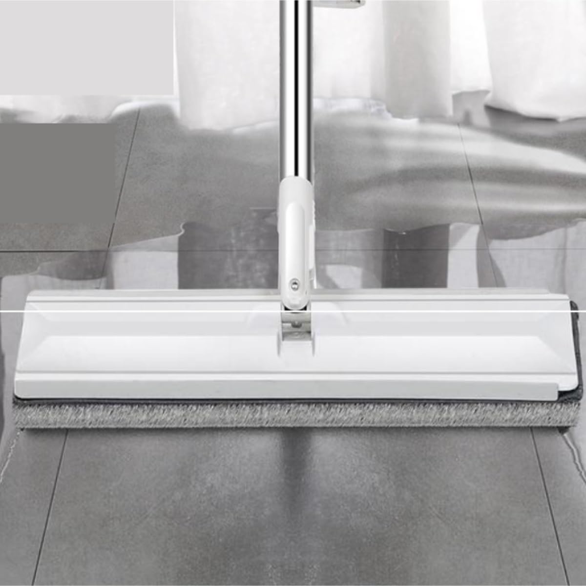 Fregona Mopa Fregona Plana For Lavado A Mano, Fregona De Limpieza Doméstica Perezosa, Tiras Limpiadoras De Doble Cara For Húmedo Y Seco Fregona para Limpieza