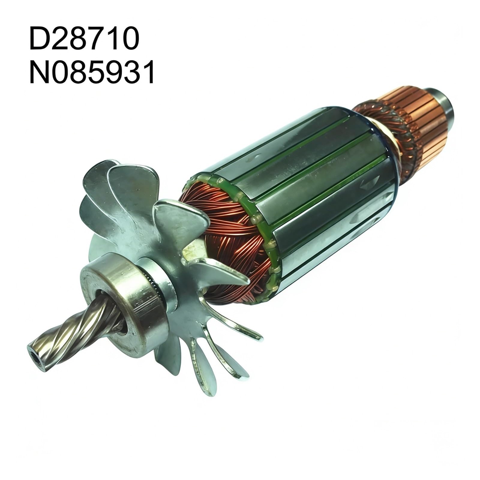 Motor De Rotor De Armadura De Motor AC220-240V, Rotor De Armadura De Herramienta Eléctrica De Repuesto, Compatible Con DEWALT, For D28710 N085931, Repuesto De Amoladora Angular Eléctrica