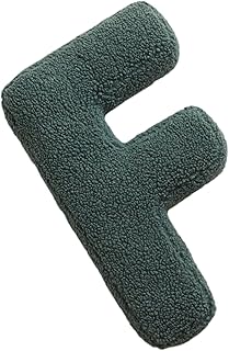 Generisch Cojín relleno para sofá, cojín decorativo relleno, exquisito cojín con diseño de 26 letras, suave y cómodo, para...
