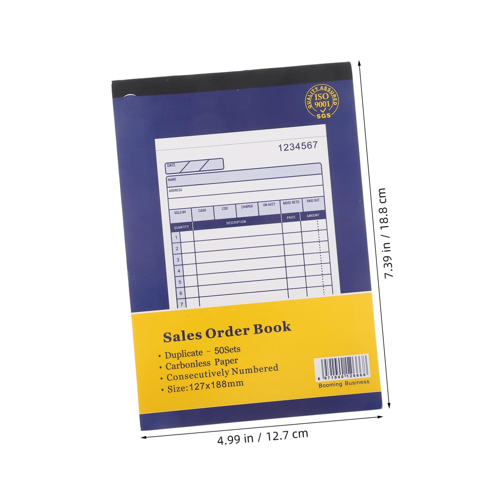 ABOOFAN 5 Piezas Libro de Órdenes de Venta para Pequeñas Empresas de Partes Libro de Recibos de Órdenes de Venta para Gestión y Seguimiento de Compras