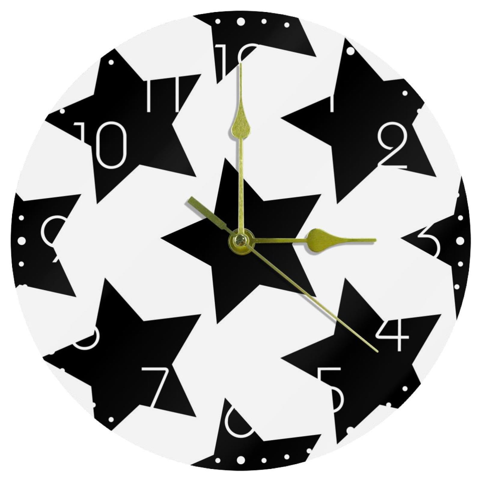Horloge murale moderne silencieuse pour supprimer le tic-tac du salon
