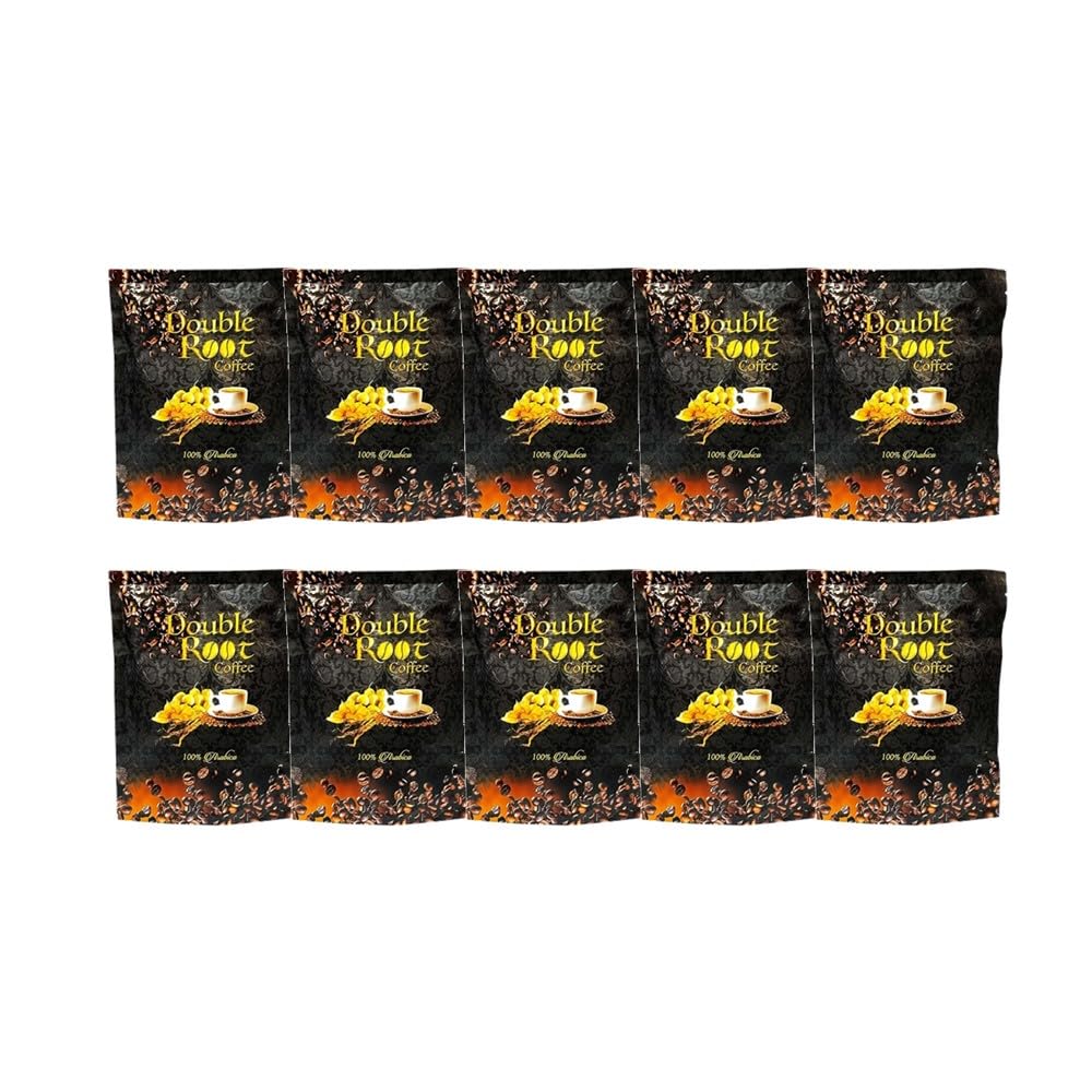 10 Paczki Super Life Double Root Coffee Arabika Kawa