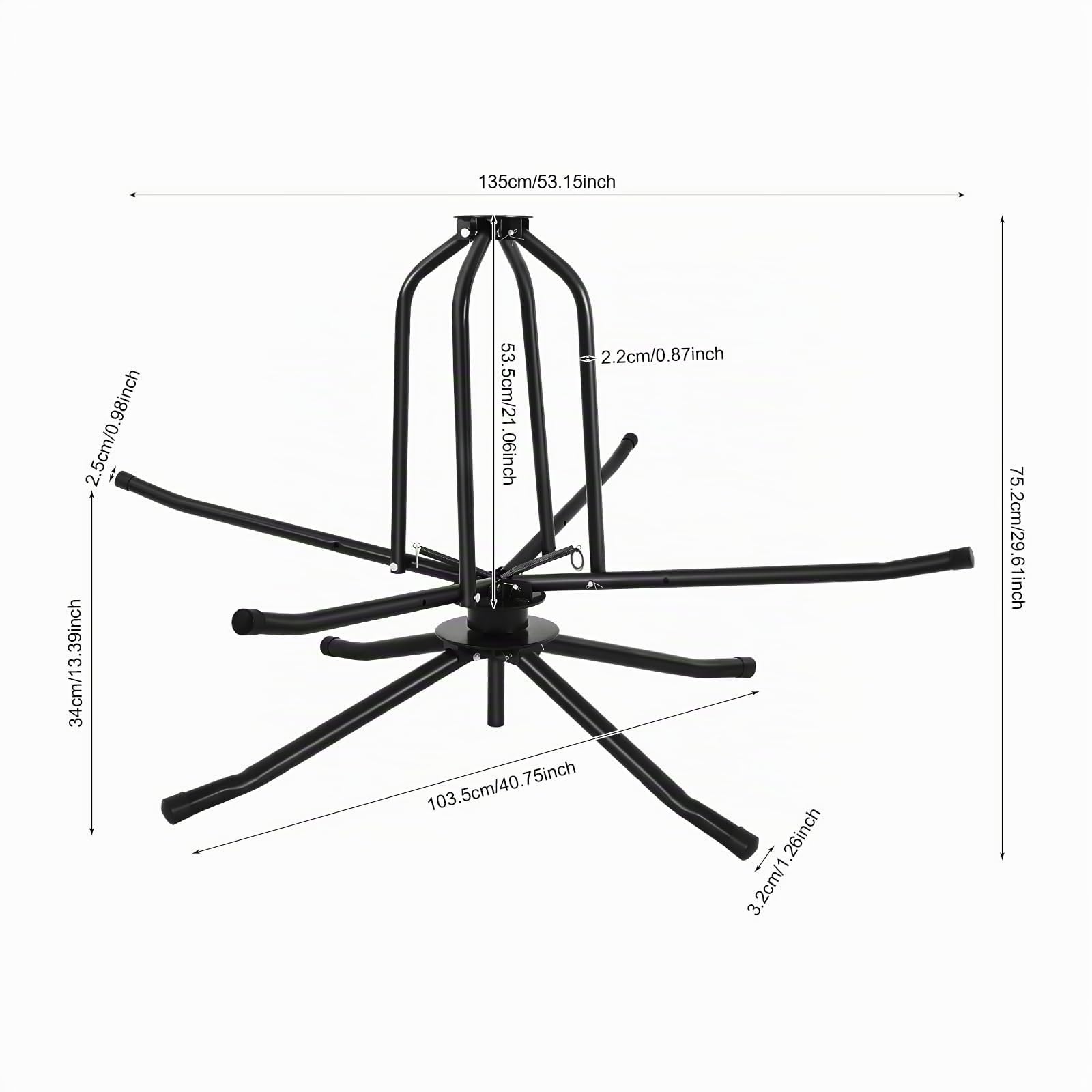 Enrollador de tubos, doble rodamiento para calefacción por suelo radiante, máx. 200 kg, plegable, desenrollador de cables, desenrollador de tubos, tubo de calefacción por suelo radiante con bolsa de