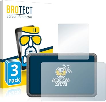 brotect Anti-Glare Glass Screen Protector Matte Compatible with DJI Osmo Action 3 (3 Pack) - Anti-Scratch 9H Protection Film
