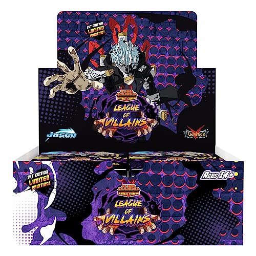 My Hero Academia Collectible Card Game Series 4 Unlimited League Of Villains 10-Card Single-Pack Booster Pack | Tcg For Adults | Ages 14+ | 2 Players | Avg. Playtime 20-30 Mins | Made By Jasco Games #TOP2