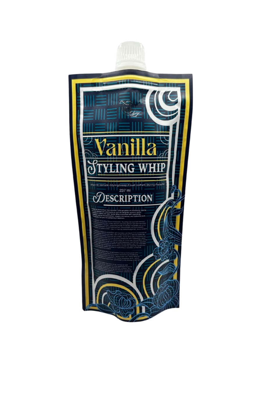 Ecoslay Vanilla Styling Whip, Firm-Hold Hair Gel, 8 Fl Oz
