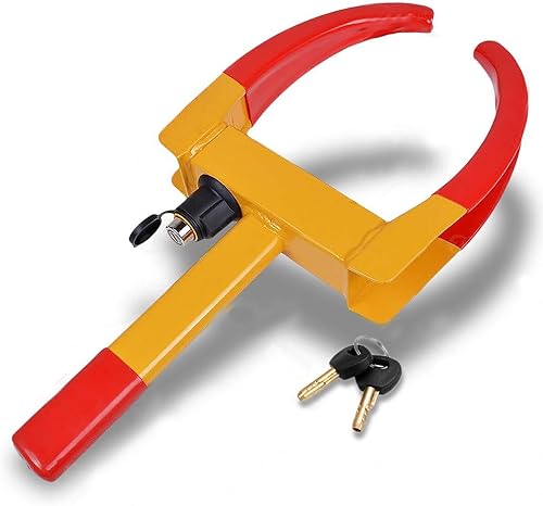 Zone Tech cepo de seguridad protector para llantas, seguro de ruedas antirrobo premium, resistente y de excelente calidad