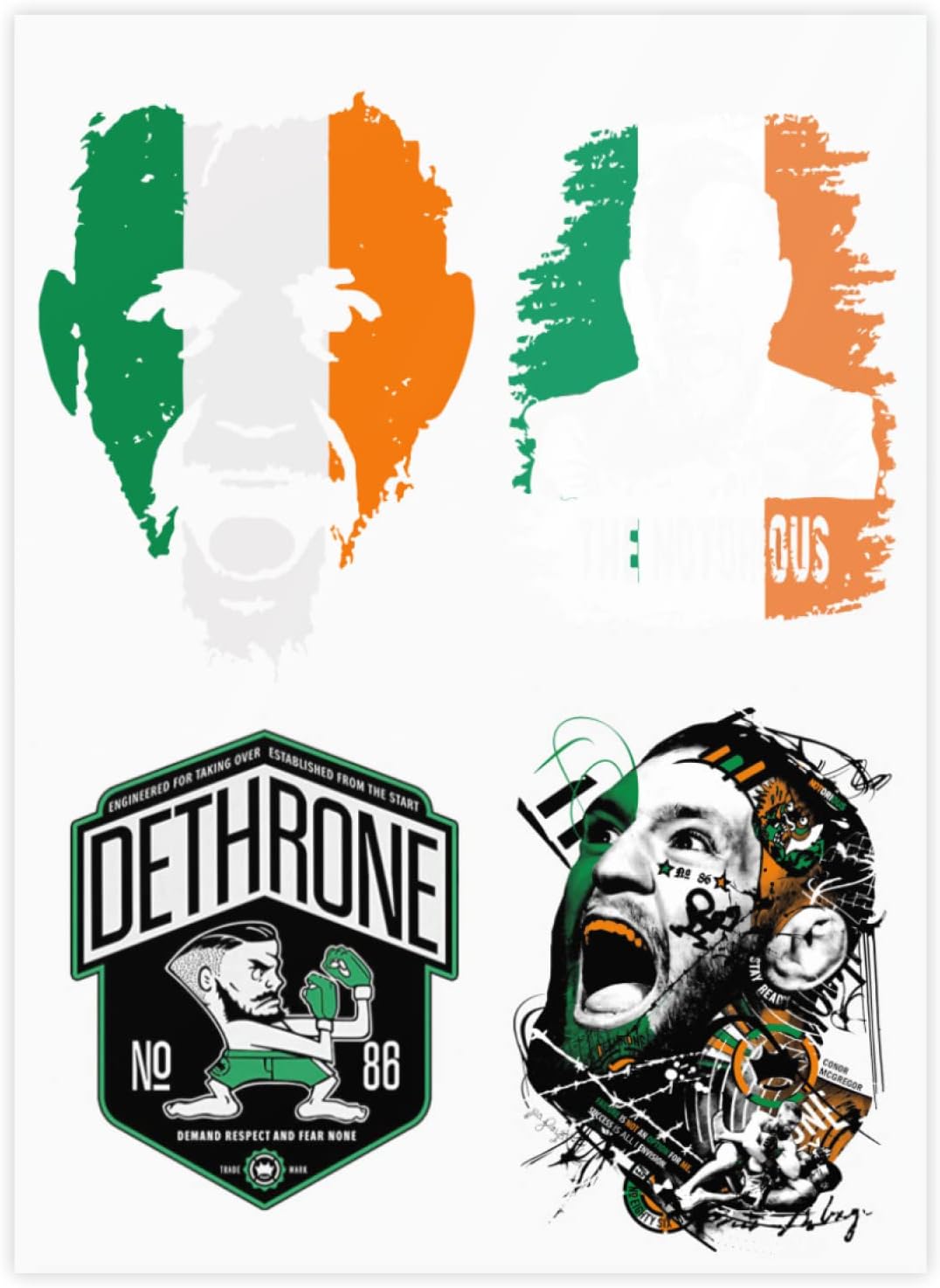 ステッカーセット スーツケースステッカー 総合格闘技 Ufc コナー マクレガー Diy 手作り 3dステッカー 日記 ノートステッカー 防水シール おしゃれ かっこいい 人気 デカール クリスタルステッカー スケートボード スーツケース ギター スマホケース ノートパソコン カー