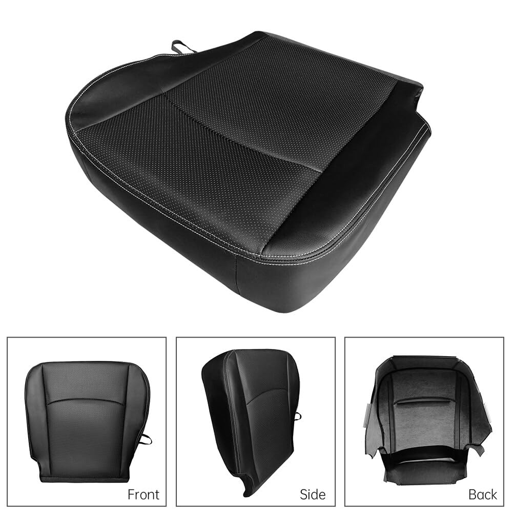 Genuine Leather Driver Side Seat Cover For 2011-2012 Dodge Ram 1500 – Tan (989GMC0307MNT)