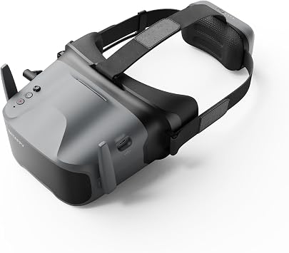 BETAFPV VR04 HD FPV Goggles with 1080P Resolution, 4.5 Screen LCD, Micro SD Slot, 2 2600mAh Lipo Batteries Up to 3H, Adjustable Headband, Support Recording Replay Compatible for P1 Air Unit VTX