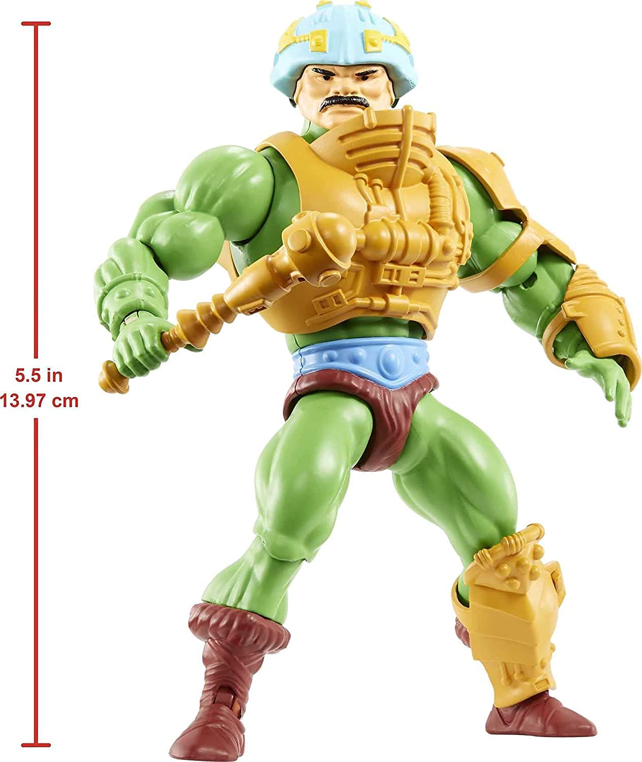 Maîtres de l’Univers Origins, figurine articulée de combat, Le Maître d’Armes, jouet pour collectionneurs et enfants dès 6 ans, GNN89