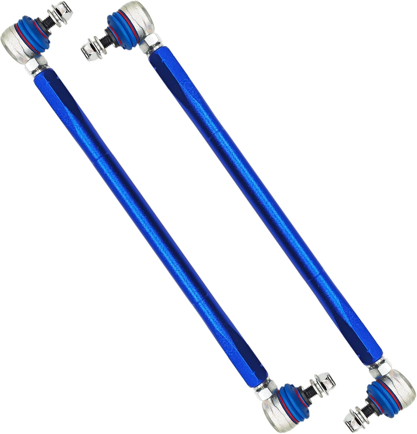 200mm-250mm Universal Adjustable Sway Bar End Links | M10 Stud with 12 mm Spacer Washer | Adjustable Sway Bar Links