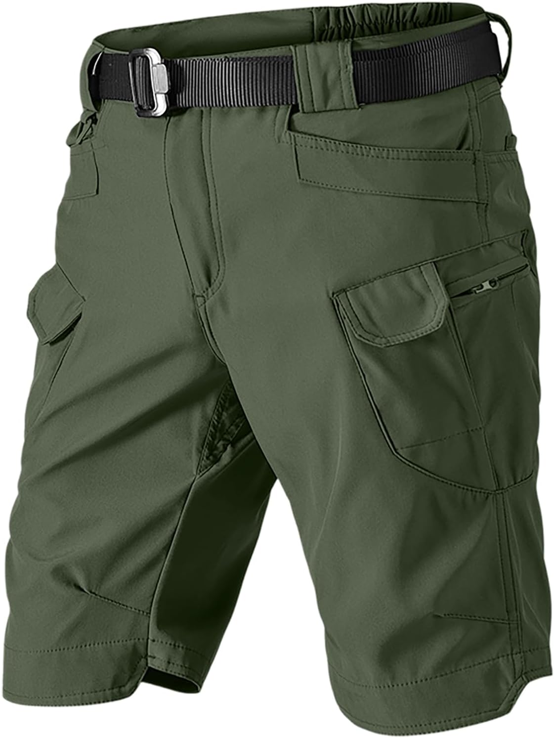 Mens Outdoor Quick Dry Shorts Lightweight Cargo Shorts with Multiple Pockets Adjustable Waist Hiking Travel