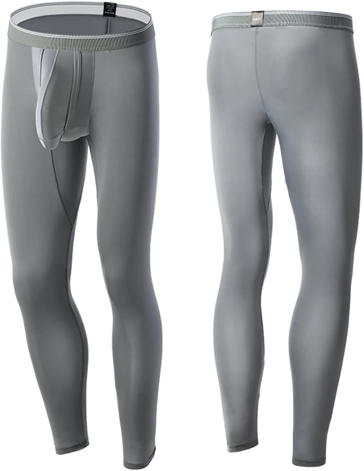 Jugaoge Men Thermal Compression Pants Athletic Running Tights Leggings Wintergear Base Layer Bottoms