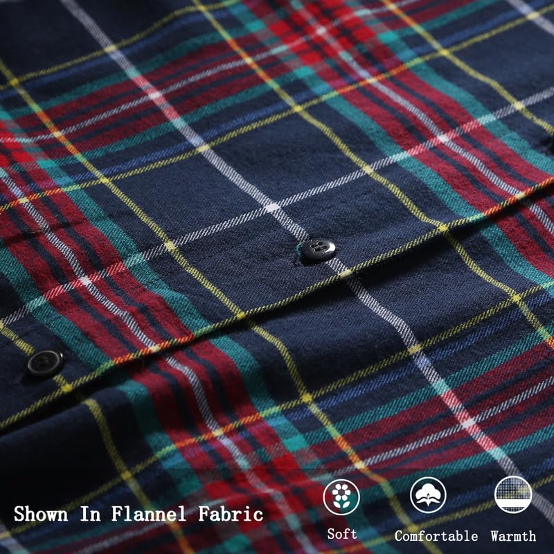 Image of Match Women's Long Sleeve Plaid Flannel Shirt #2021
