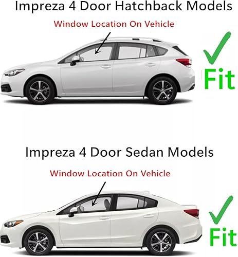 Miniatura 3 de Cristal de puerta delantera del conductor compatible con Subaru Impreza 2017-2022
