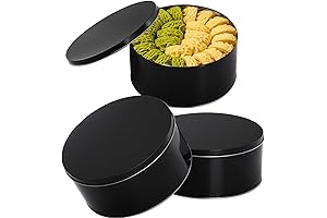 Yopay Empty Popcorn Tins with Lids - A Culinary Masterpiece for Pastry Connoisseurs