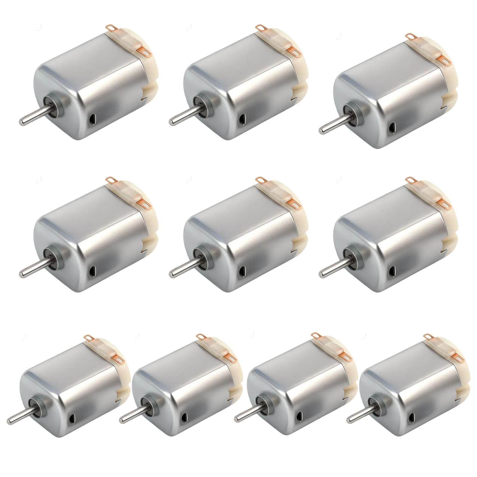 Lot de 10 mini moteurs DC 1,5 V-6 V Micro130 19500 tr/min pour jouets robot DIY