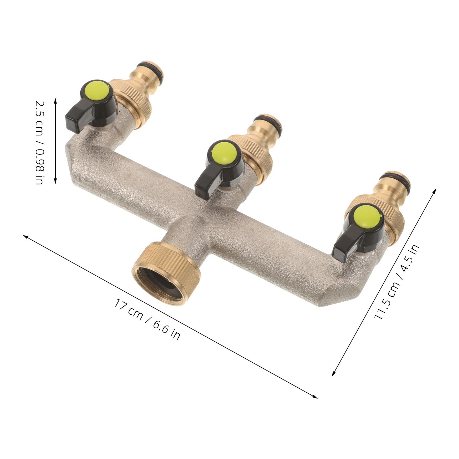 YARNOW Divisor de Manguera de jardín de 4 vías, Conector de Grifo con