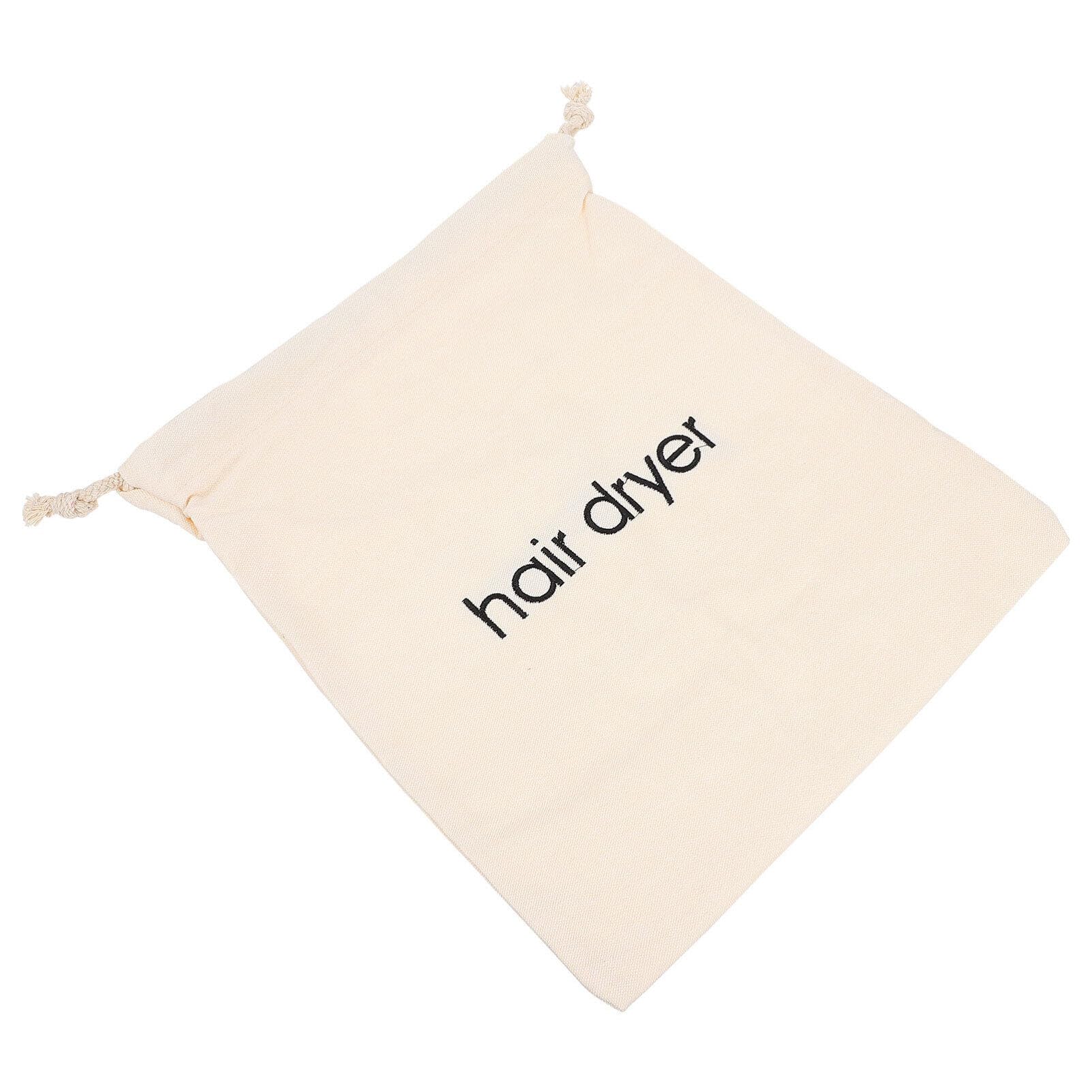Hotel Home Hair Dryer Bag Drawstring Bag Container Hair Dryer Storage Pouch Beige