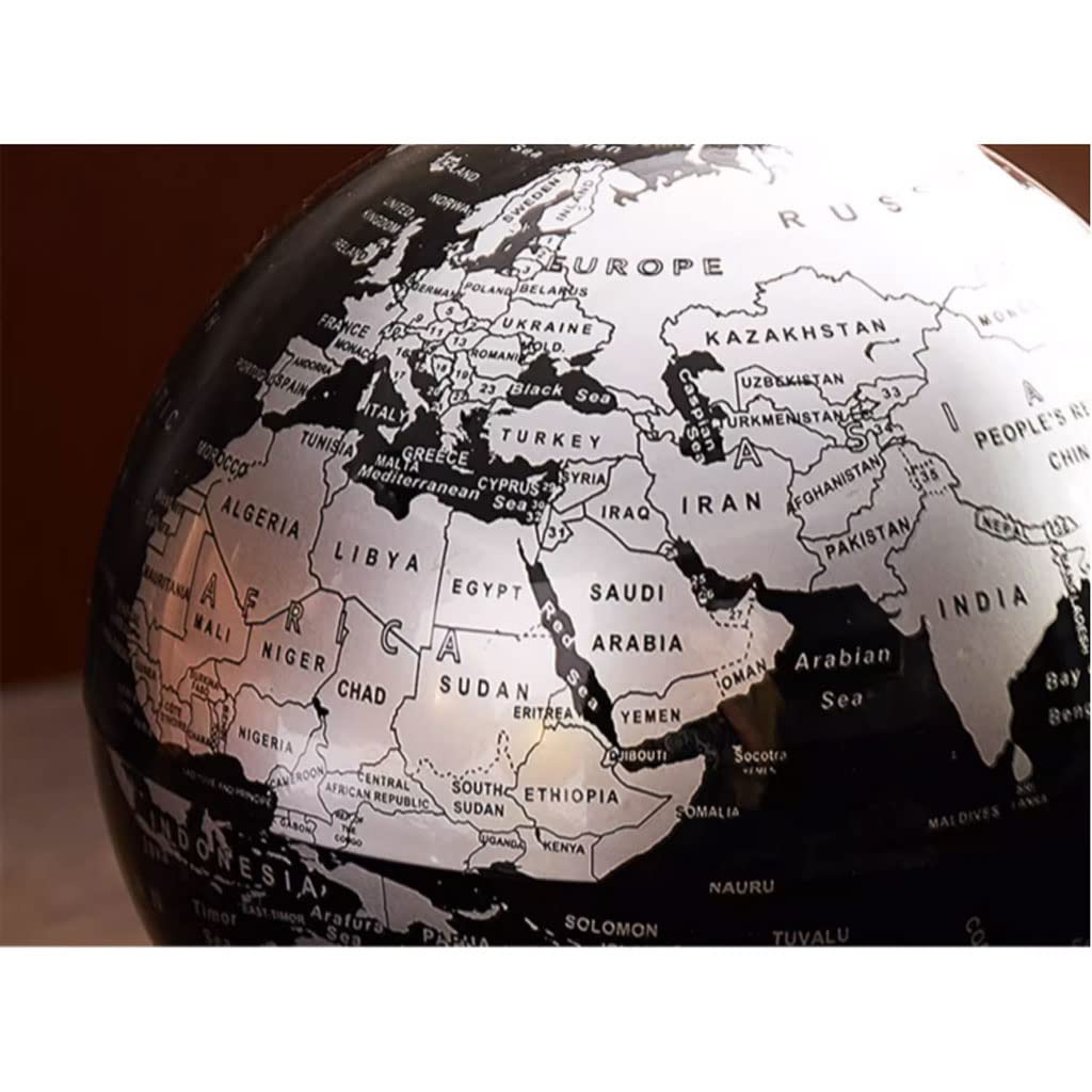 Globo Terráqueo globus świata dla dzieci, do nauki ze stojakiem, edukacyjna, obrotowa mapa świata, glob, mały rozmiar, obrót o 360°, dla nauczycieli geografii, łatwy do odczytania
