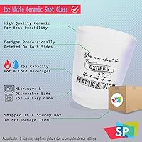 Vista 2 de Vasos de Chupito Accesorios de Bar Foto Personalizada Imagen y Texto Suministros de Bar de Alcohol 1 Vaso de Cerámica 2 Oz