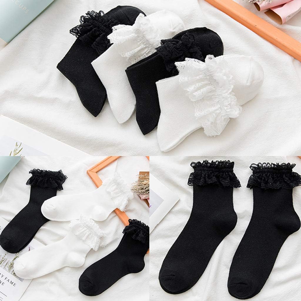 TYPESERVICE ♥ Glittered Ruffled Socks/追跡付 Twinkle Glitter Crew Length Socks by Angelic Pretty