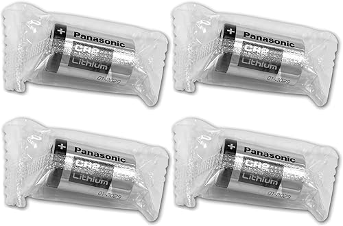 POWCAMAH - 4 baterías de litio industriales CR2 para Panasonic CR2 3V batería de litio CR15H270 CR15270 15270 15266 DLCR2