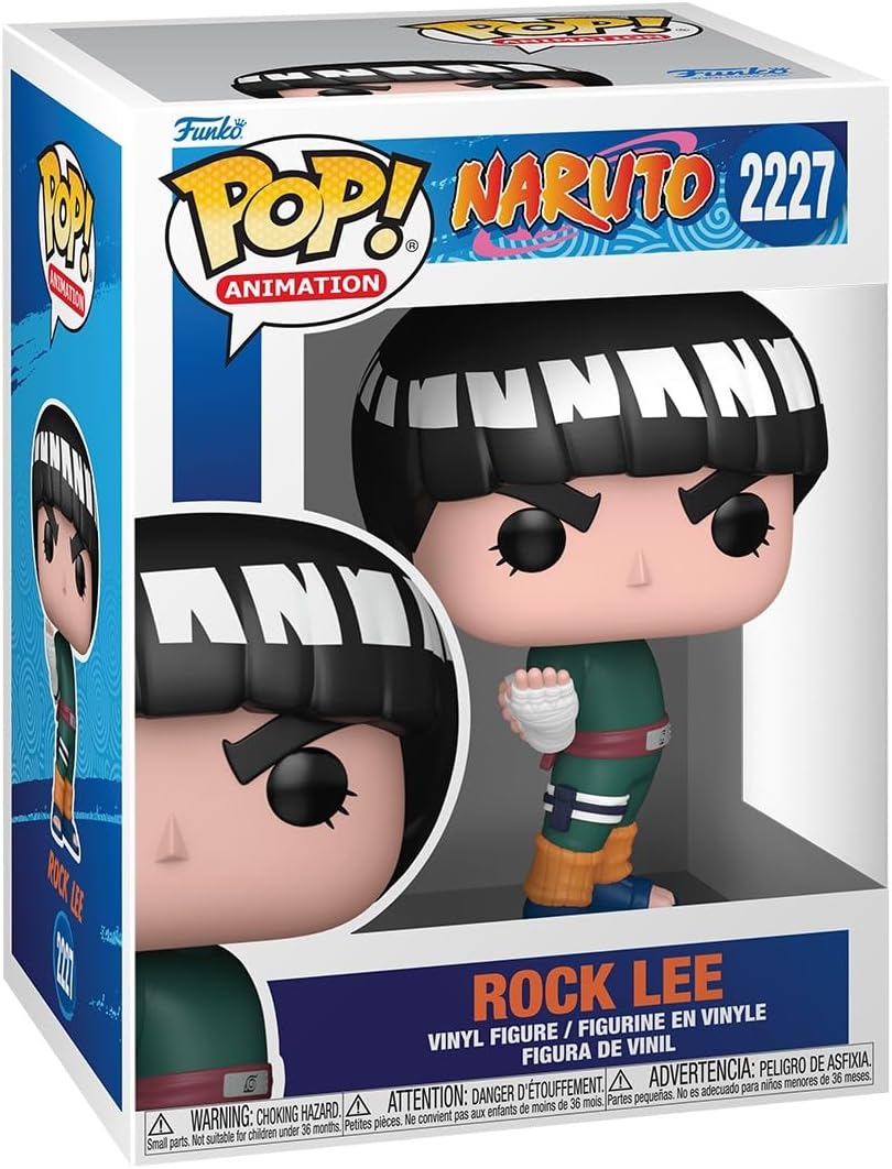 Funko POP! Animation: Naruto - Rock Lee | Official Merch - Collectable Vinyl Figurine for Shelf Display - Birthday Gift Idea for Fans and Collectors