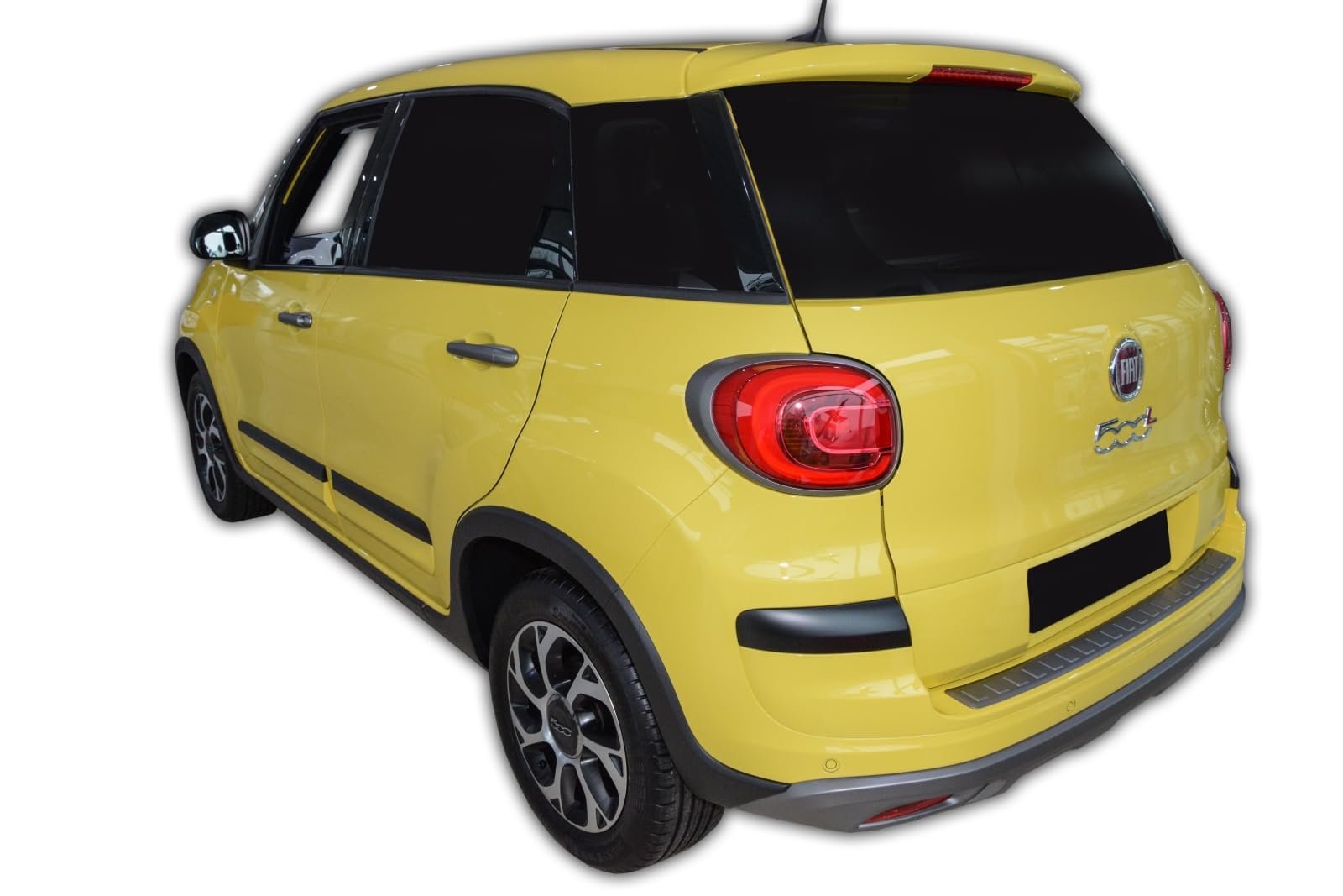 SCOUTT Vasca Bagagliaio per Fiat 500L 2012-2022, in TPE su Misura, Proteggi Baule con Bordo Alto 4 cm, Antiscivolo, Inodore