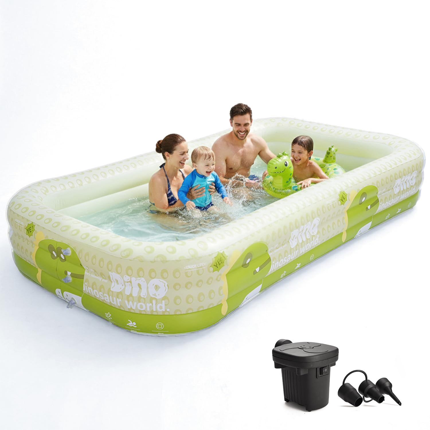 Lifelong 10FT Inflatable Family Swimming Pool-Heavy-Duty PVC, Quick Inflation, Leak-Proof Design, Spacious for Kids, Adults & Pets, Outdoor Backyard Summer Fun-picture-21
