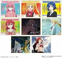 Amazon.co.jp: ぼっち・ざ・ろっく！ ミニ色紙コレクション 8個