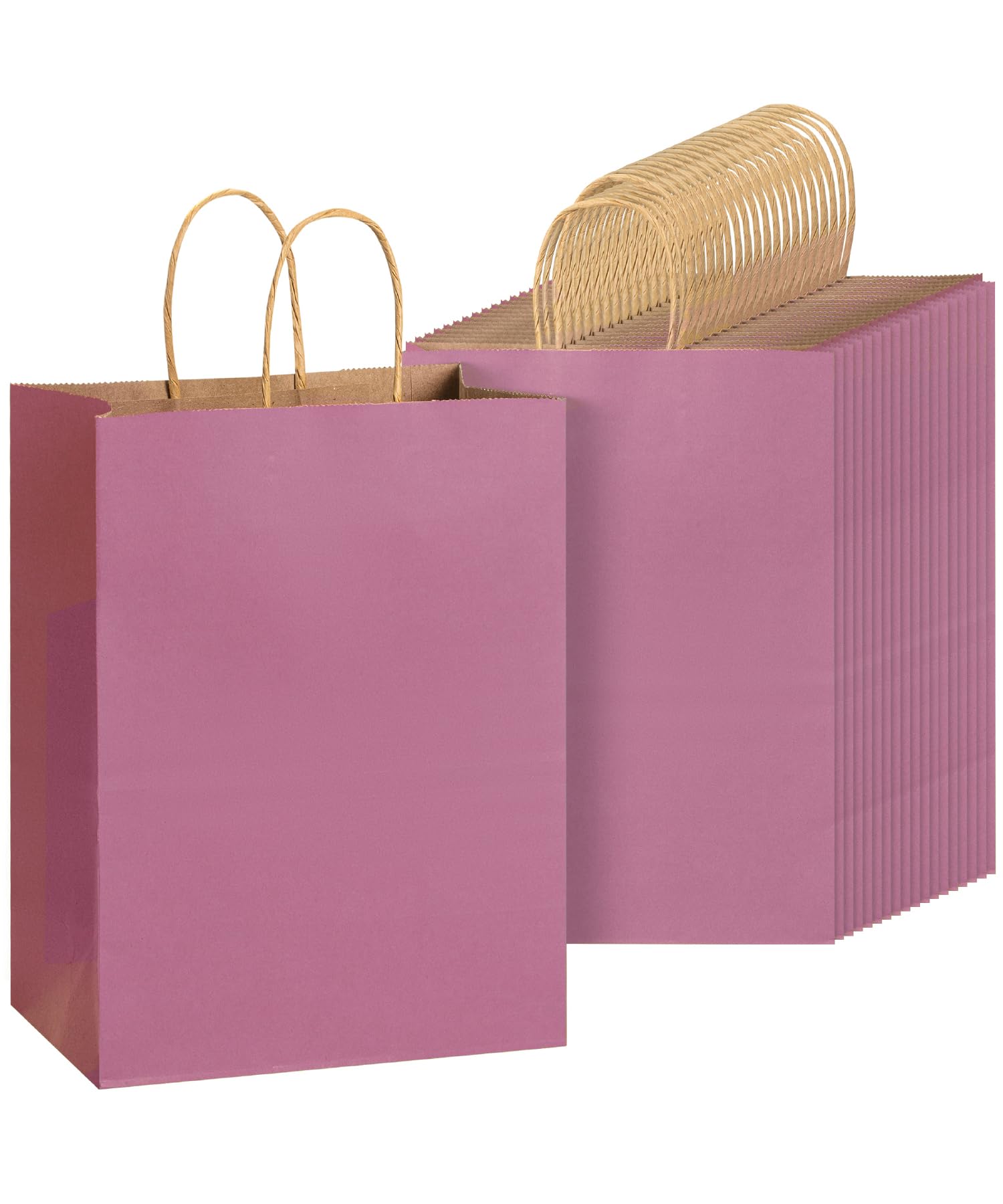 Mr. Pen- Paper Gift Bags with Handles, 32 Pack, 7.6" x 4.7" x 10.6", Medium Kraft Easter Gift Bags with Handles Bulk, Ideal for Gifts, Weddings, Baby